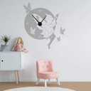 Sticker mural - Horloge Elfe