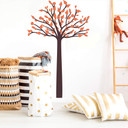 Muursticker Hoge Boom 2-kleurig