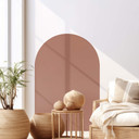 Sticker Mural Arc en plein cintre large - rouge rouille