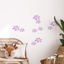 Wallsticker Blomster sæt 6