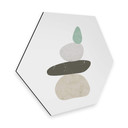 Hexagone - Alu-Dibond Nouveauprints - Pebbles 3