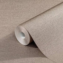 Non-woven tapet med et let struktureret look i massiv kobberstruktur 