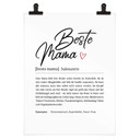 Poster Definition - Beste Mama