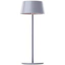 Tischleuchte Outy, grau, 12,5 x 30 cm, Metall Outdoor Tischleuchte