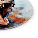 Glasbillede - T-Rex: Det vilde ansigt fra forhistorisk tid - Jaszke - Round