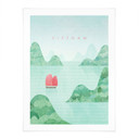 Plakat Zatoka Halong na wakacjach w Wietnamie - Rivers