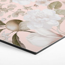 Hexagon Dibond Boho-illustration med blomster og frugter - UN Designs