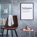 Poster Grammatik - Sarkasmus