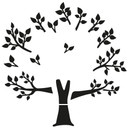 Sticker mural Arbre généalogique XXL