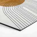 Hexagone - alu-Dibond The Miuus Studio - Abstract Flow