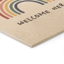 Houten Wanddecoratie Everyone is welcome here - KsanaKalpa