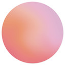 Naklejka na ścianę Ombre - Kolorowy zmierzch - Okrągła