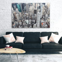 3 stykke lærredstryk, New York City skyskrabere