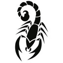 Sticker mural - Scorpion