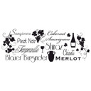 Wallsticker Rød Vin