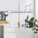 Wandtattoo Der frühe Vogel kann mich mal 3
