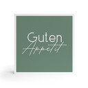 Holzbild zum Hinstellen - Guten Appetit - 15x15 cm