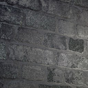 Anaglypta® Brick Bedford Square non-woven tapet i vintage tegelstenslook grå, svart