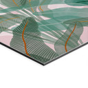 Billede Botanisk illustration i grøn og pink - Goed Blauw – print på aluminium (Alu-Dibond)