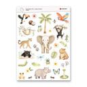 Wallsticker Klistermærke med jungledyr