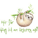 Wandtattoo Kvilis - Mit Dir häng ich am liebsten am liebsten ab