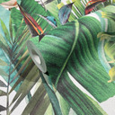 Blomstertapet, non-woven tapet Spirit of Jungle grøn, rød