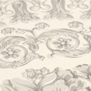 Tapeta z włókniny Versace Heritage Baroque Medallion Floral White Grey luksusowa elegancja