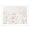 Plakat z kwiatami Wildflowers w kredowym kolorze Greige - Bloomery Decor