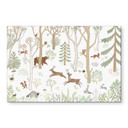 Wanddecoratie Vrolijk Bosleven met Dieren - Oliver Robins - Alu-Dibond