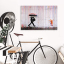 Akrylbillede Banksy - Coloured Rain