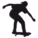 Muursticker Skateboarder 01