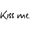 Kiss me (tofarvet) wallsticker