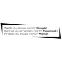 Wandtattoo Google Facebook Mama