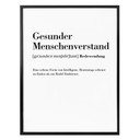 Poster Grammatik - Gesunder Menschenverstand