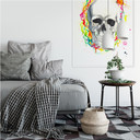 Wallprint Buttafly - Skull