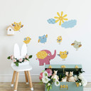 Sticker mural - Set d'animaux rigolos 03
