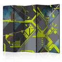 Screen room divider - Trafik labyrint, 3-delt