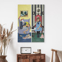Leinwandbild Kurt Ard - Heute wie damals (1957) - 70x100 cm