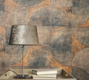 Papier peint vinyle, papier peint intissé vintage deluxe copper, anthracite