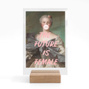 Bordskærm Fremtiden er kvindelig | Feminisme - Grace Digital Art