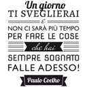 Wandtattoo Un giorno...