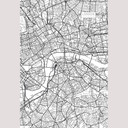 Fototapet - Kort over London