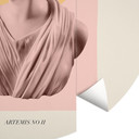 Fototapeta z posągiem bogini Artemidy - Grace Digital Art - Okrągły - tapeta flizelinowa/tapeta fliz