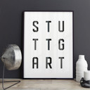 Plakat - Typografia Stuttgart
