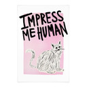 Obraz tkaniny kot: Impress me Human - Bloom