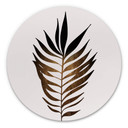 Wandcirkel Kubistika - Golden Leaf