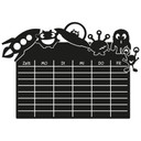 Tafelfolie Stundenplan Weltall