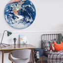 Tableau en Alu-Dibond - La Terre - Rond