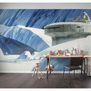 Vlies Fototapete - Star Wars Classic RMQ Hoth Echo Base - 500 x 250 cm