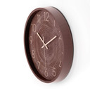 Wanduhr Baumstamm in Holzoptik Ø30 cm
